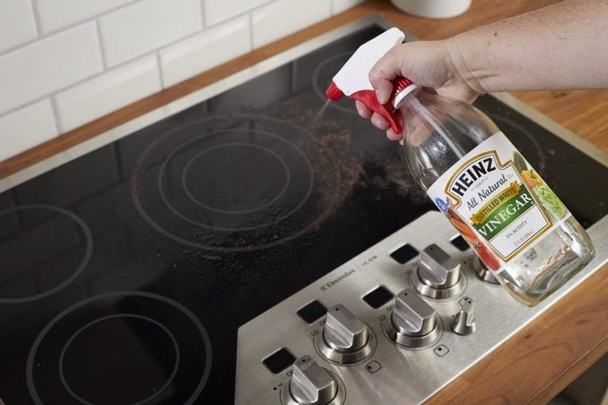 Are There Any Ways To Remove Burnt-on Food From A Stovetop?