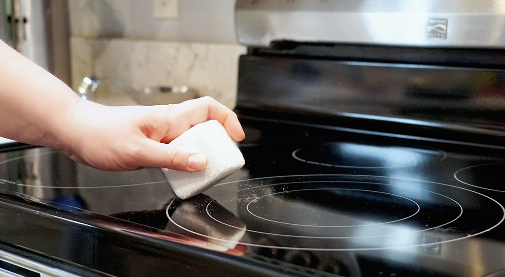 Are There Any Ways To Remove Burnt-on Food From A Stovetop?