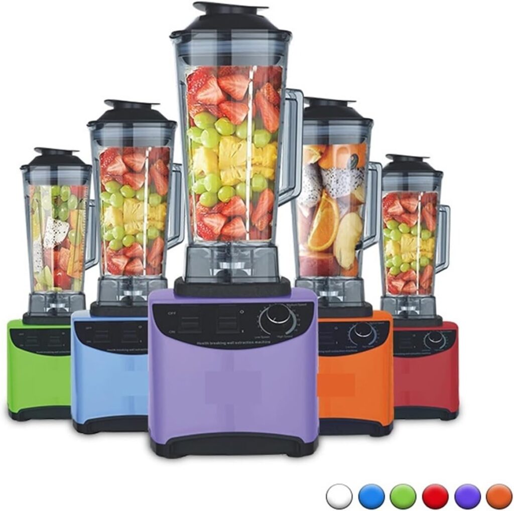 Electric Powerful Stationary Blender Kitchen Mixer Smoothie Fresh Juice Blender Food Processors Home Appliance (Color : D)