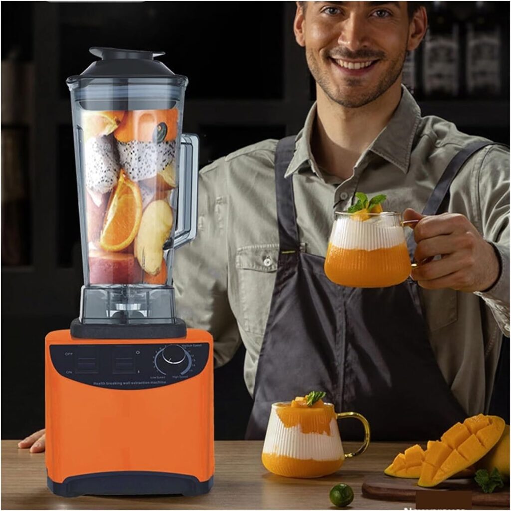 Electric Powerful Stationary Blender Kitchen Mixer Smoothie Fresh Juice Blender Food Processors Home Appliance (Color : D)