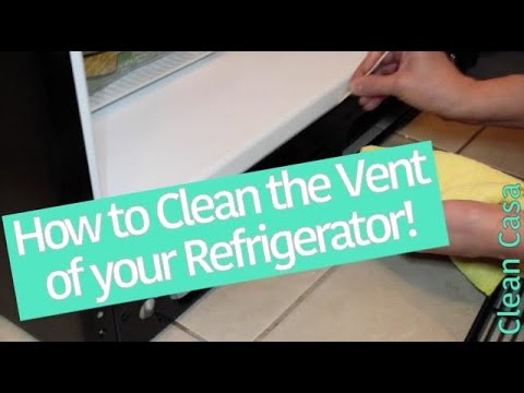How Do I Clean The Air Vents On My Refrigerator?