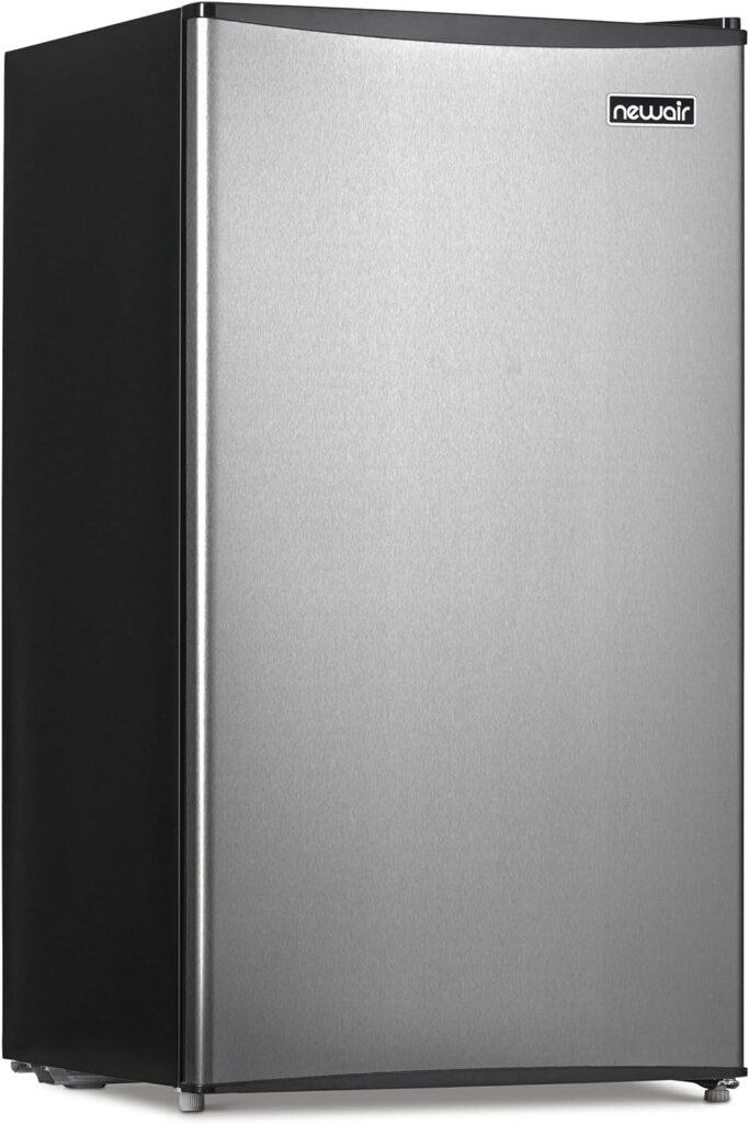 NewAir 3.3 Cu. Ft. Compact Mini Refrigerator with Freezer, Can Dispenser and Energy Star, Perfect for Dorm Rooms, Bedrooms, Home Offices, and RV Vans
