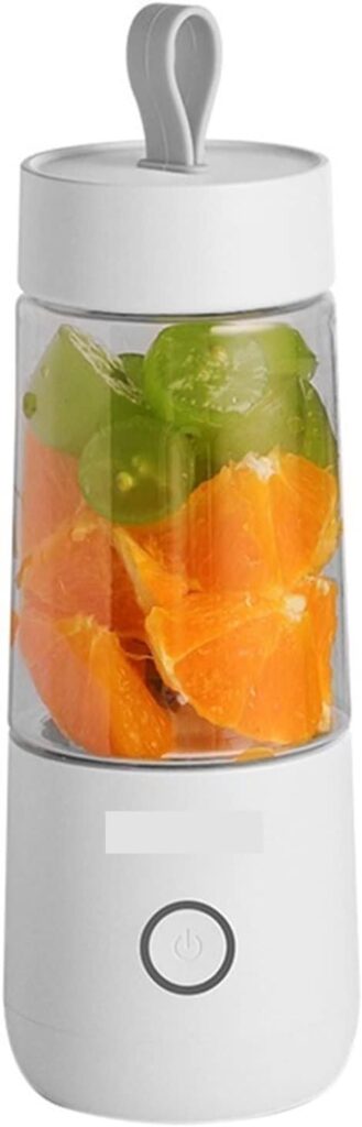 KRHINO Juicers, 350ml Portable Electric Vitamin Juice Cup Vitamer Fruit Juicer USB Charging Smoothie Blender Mixer Machine Home Travel Use