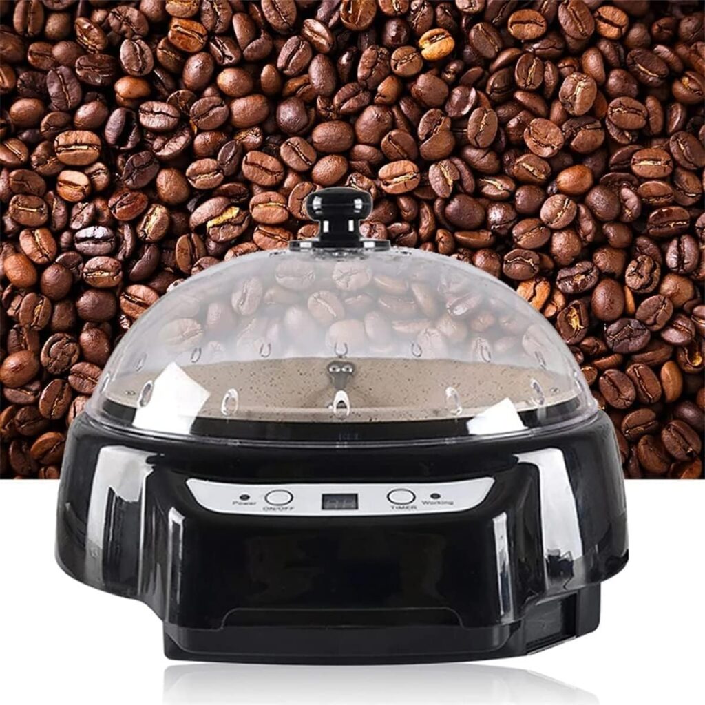 TEmkin Automatic Coffee Bean Roaster Roasting Machine, Electric Popcorn Making Machine for Cafe Shop Home Household Use, Commercial Electric Coffee Beans Cooler : Home  Kitchen