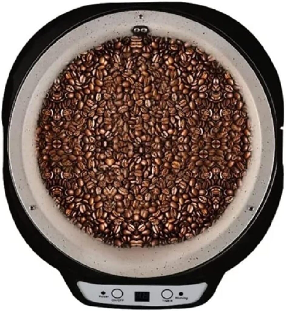 TEmkin Automatic Coffee Bean Roaster Roasting Machine, Electric Popcorn Making Machine for Cafe Shop Home Household Use, Commercial Electric Coffee Beans Cooler : Home  Kitchen