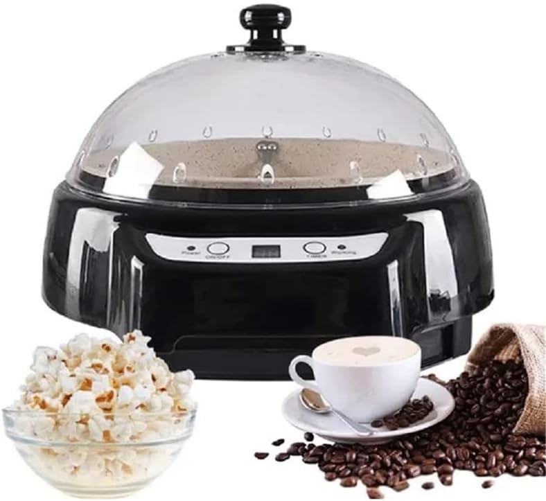 TEmkin Automatic Coffee Bean Roaster Roasting Machine, Electric Popcorn Making Machine for Cafe Shop Home Household Use, Commercial Electric Coffee Beans Cooler : Home  Kitchen