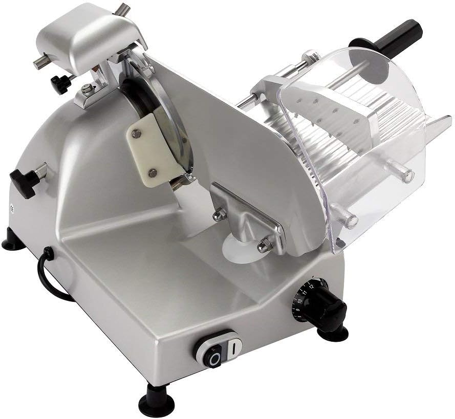 BESWOOD 9 Premium Chromium-plated Steel Blade Electric Deli Meat Cheese Food Slicer Commercial and for Home Use 240W BESWOOD220