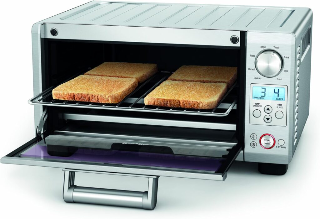 Breville Mini Smart Toaster Oven, Brushed Stainless Steel, BOV450XL