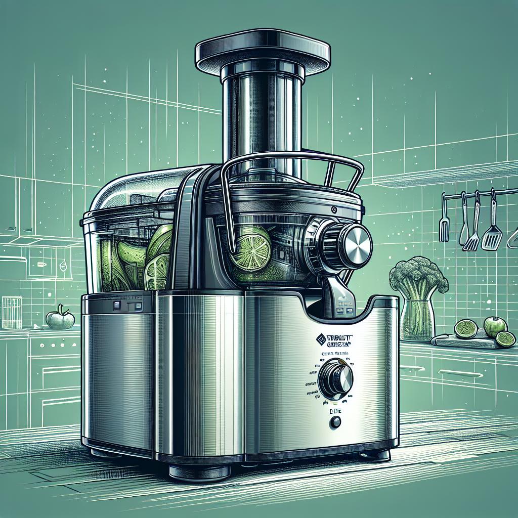 Tribest Greenstar GSE-5050 Elite Slow Masticating Juicer, Twin Gear Cold Press Juicer  Juice Extractor, Chrome