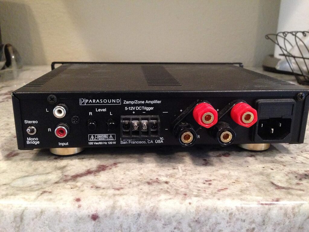 Parasound Zamp Zone Amplifier V.2-2 Channel Sound Amp- Model 02757