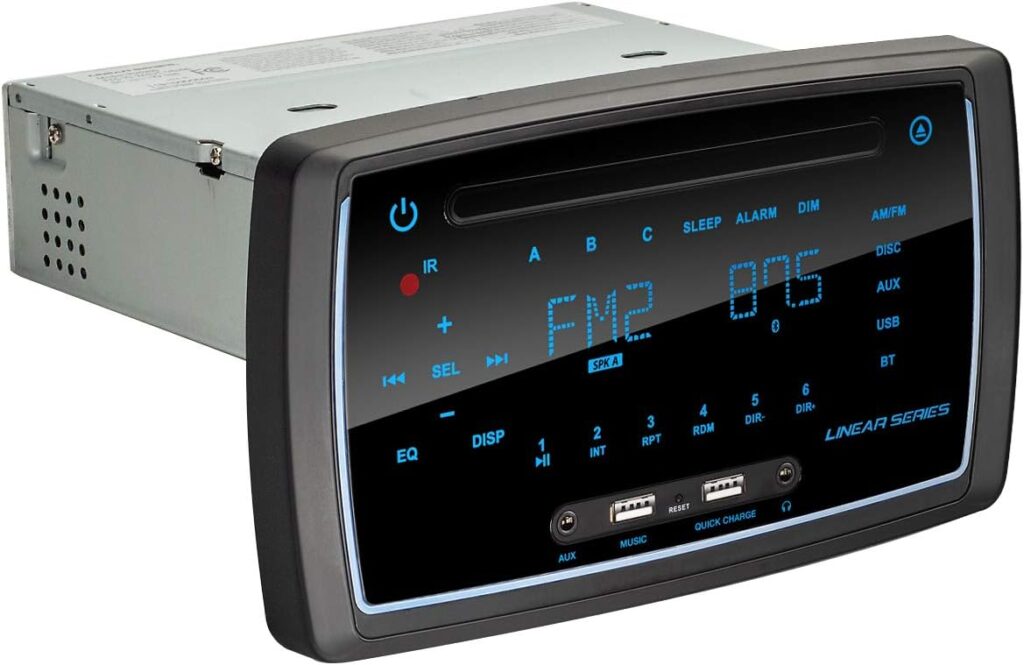 MAGNADYNE RV6200 AM/FM/BT/DVD Wall Mount RV  Camper Multimedia Receiver